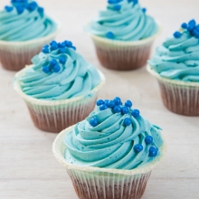 Blauwe Cupcakes