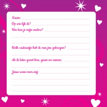 Gastenboekje Girl