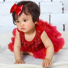 Baby Girl rood jurkje